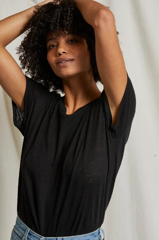 PerfectWhiteTee Patsy Tee in True Black