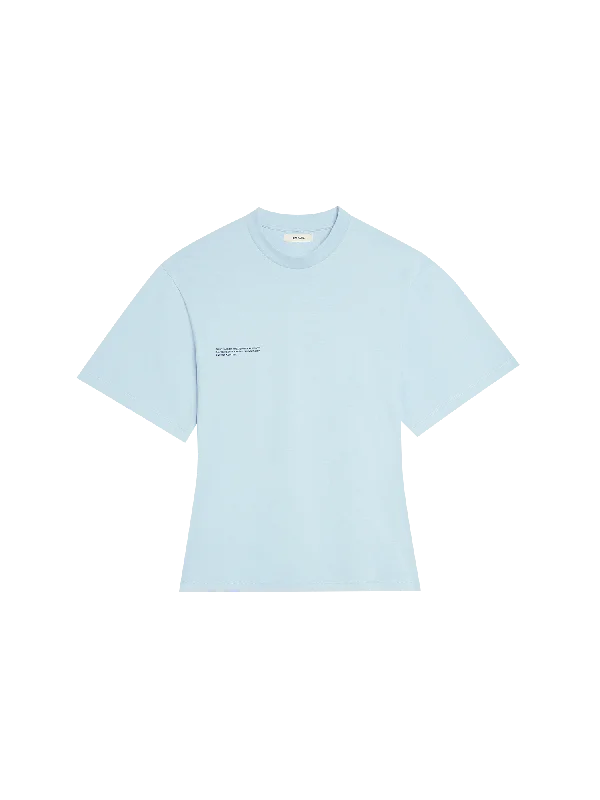 Womens Archive PPRMINT™ Organic Cotton Wide Sleeve T-shirt—baby blue