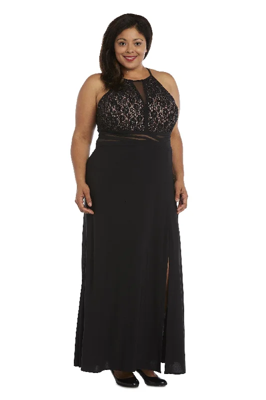 Morgan & Co 12524WM Long Plus Size Evening Dress