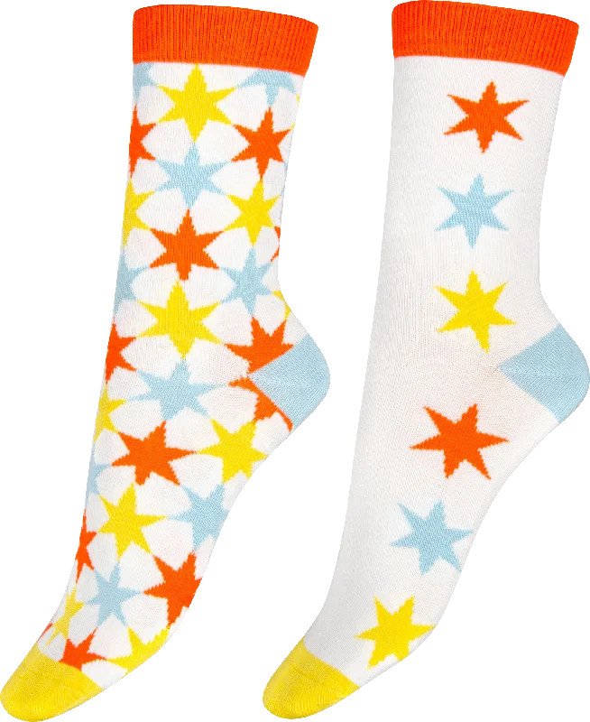 Pretty Polly Stars Bamboo Knit Socks - 2 Pair Pack